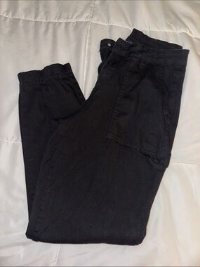 YMI Black Track Jogger Pants